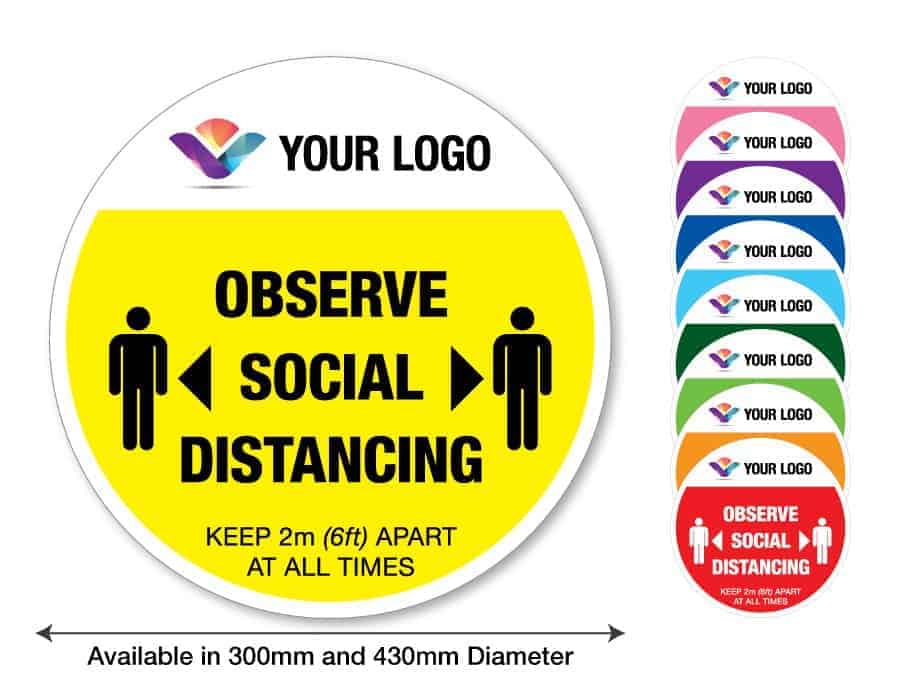 3sixtywraps_social-distancing_floor-stickers-observe-social-distancing-with-logo_img_01