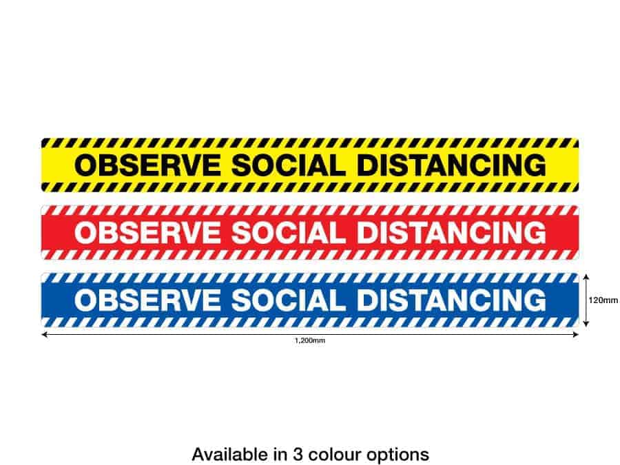 3sixtywraps_social-distancing_floor-stickers_stripes_observe-social-distancing_01
