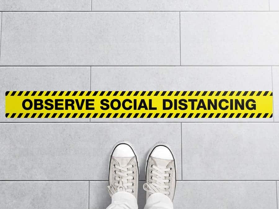 3sixtywraps_social-distancing_floor-stickers_stripes_observe-social-distancing_03