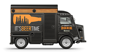 3sixtywraps_food-truck-wraps_beer-truck-wrap Vinatge Citroen Truck with signwriting