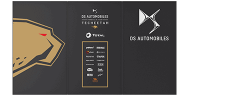 Garage wall wrap for DS Techeetah